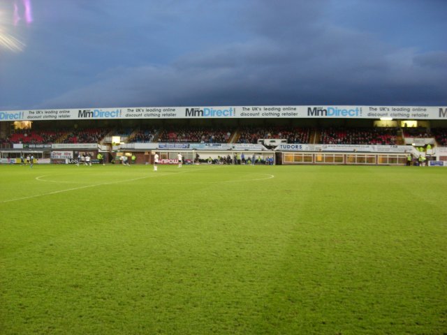 The Merton Meadow Family Stand During the Match